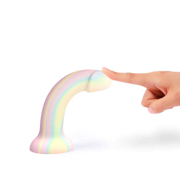 Dildolls Glow In The Dark Silicone Suction Dildo - Fantasia - Tophatter Daily Deals