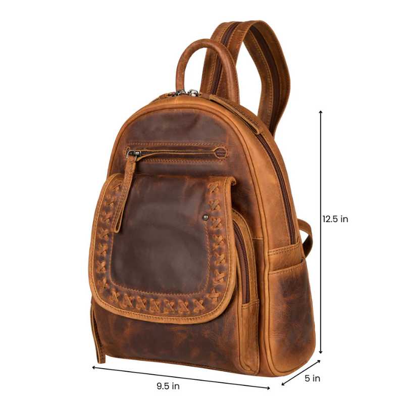 Daisy RFID Leather Concealed Carry Backpack Purse Handgun Purses - Tophatter Daily Deals