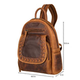 Daisy RFID Leather Concealed Carry Backpack Purse Handgun Purses - Tophatter Daily Deals