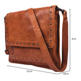 Monroe Concealed Carry Leather Crossbody Handbag Handgun Purses - Tophatter Daily Deals