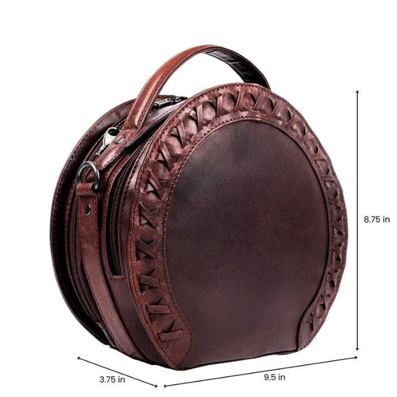 Oaklee Leather Concealed Carry Crossbody Purse Handgun Purses - Tophatter Daily Deals