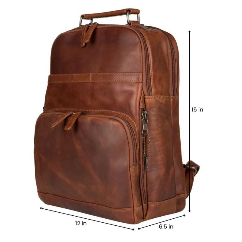Quinn RFID Leather Concealed Carry Backpack Handgun Purses - Tophatter Daily Deals