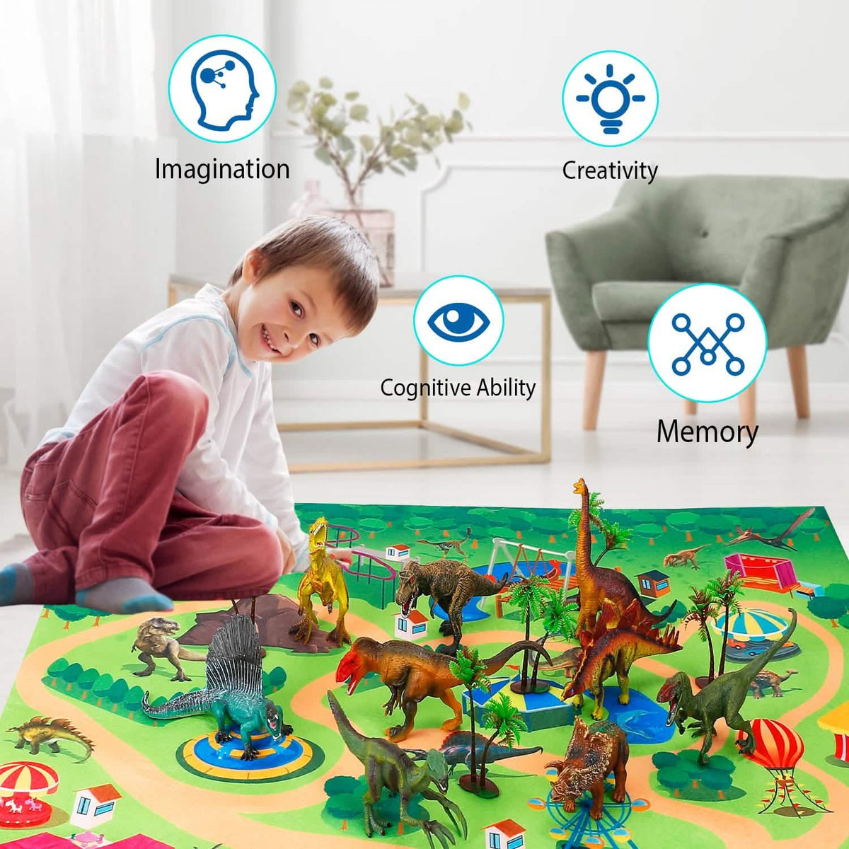 Dinosaur Figure Play Set Toys & Games - Tophatter Daily Deals