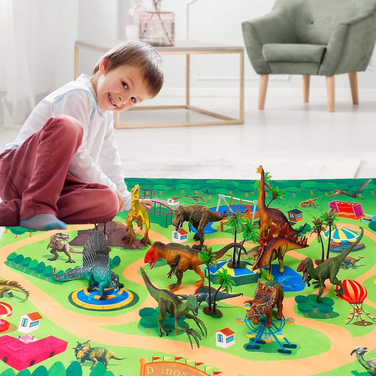 Dinosaur Figure Play Set Toys & Games - Tophatter Daily Deals