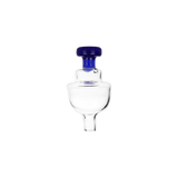 Directional Bullet Carb Cap Transparent Dark Blue Glass Carb Caps - Tophatter Daily Deals