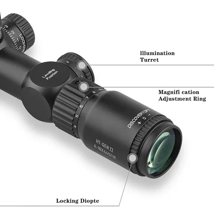 DISCOVERY HT-GEN 2 4-16X44 SFIR FFP SCOPE - Tophatter's Army Deals OPTICS & SCOPES - Tophatter Daily Deals