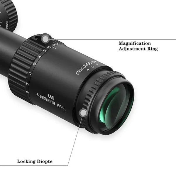 DISCOVERY LHD 6-24X50 SFIR FFP-L SCOPE - Tophatter's Army Deals OPTICS & SCOPES - Tophatter Daily Deals