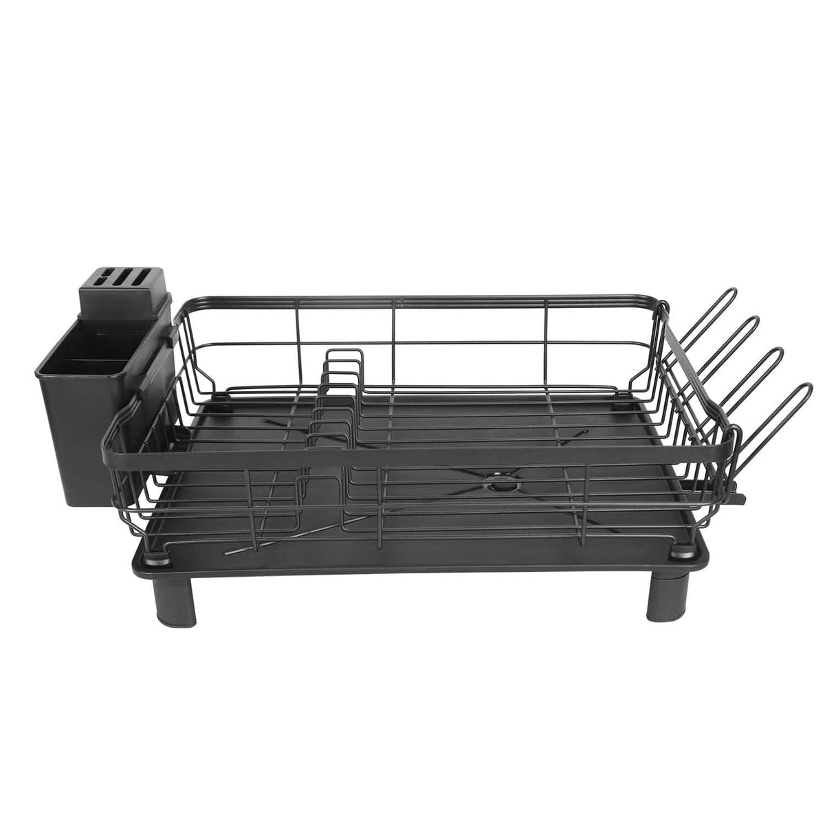 Dish Drying Rack Drain Board Utensil Holder Organizer Kitchen Storage - Tophatter Daily Deals