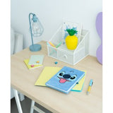 Disney Stitch - Tropical Plush Cover Premium A5 Notebook With Projector Pen Plush Toy - Tophatter Daily Deals
