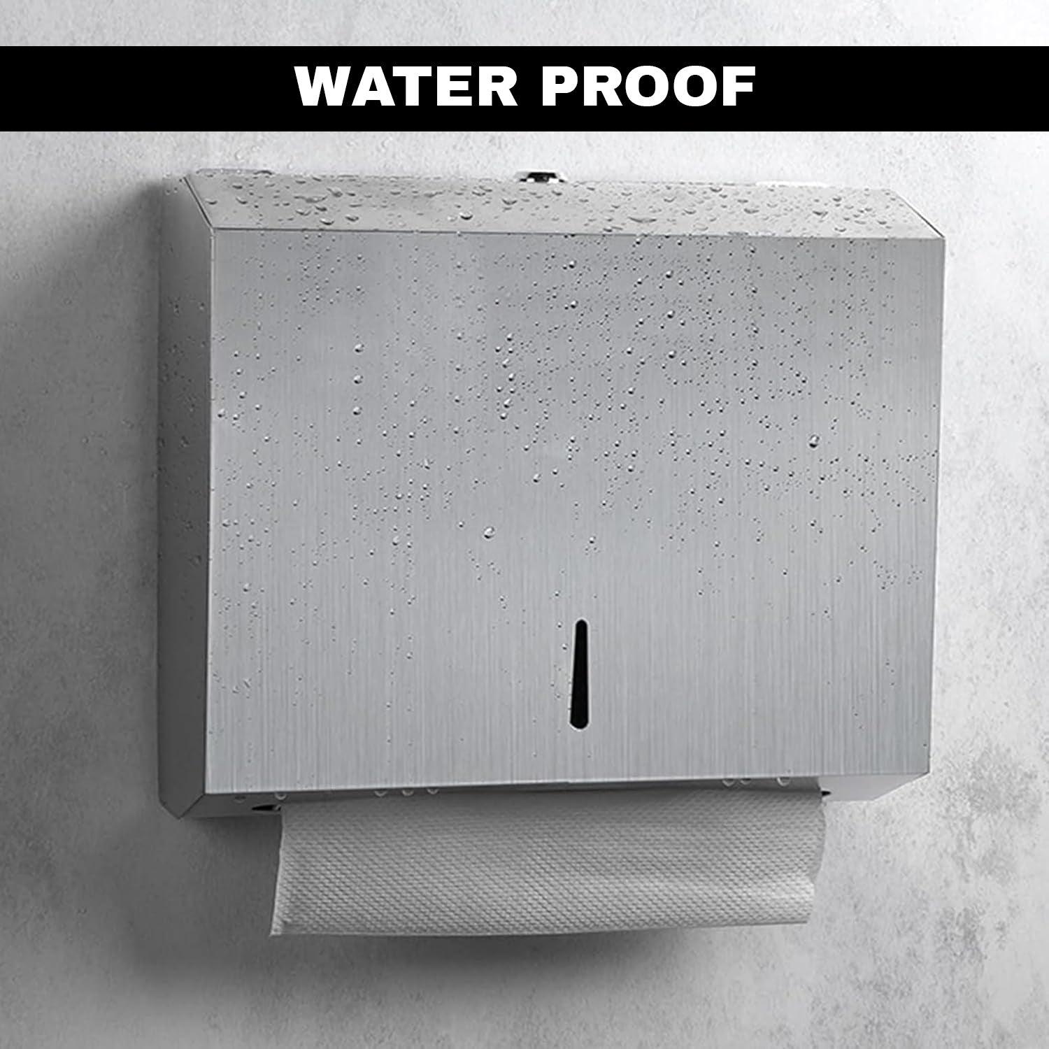 Bathroom Tissue Dispenser - Hand Paper Towel Dispenser Home Toilet Holder Wall Mounted Bathroom Tissue Box Home - Tophatter Daily Deals