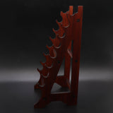 7-Layer Rosewood Wood Display Holder Wooden Kit - Tophatter Daily Deals