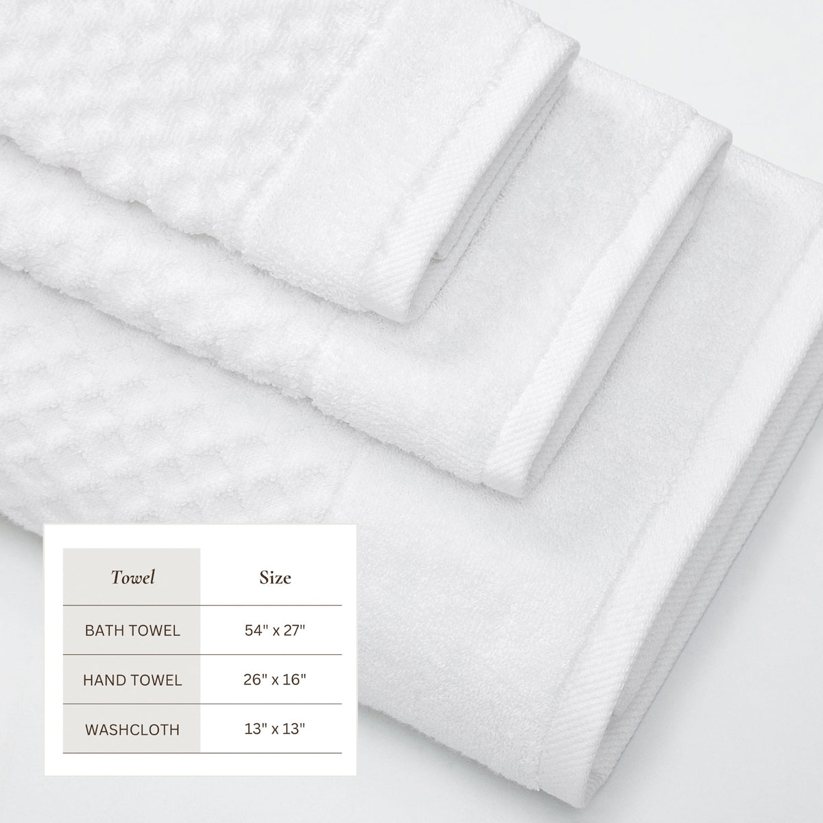 Cotton Diamond Waffle Weave Bath Towel Set - Grayson Collection Bath - Tophatter Daily Deals