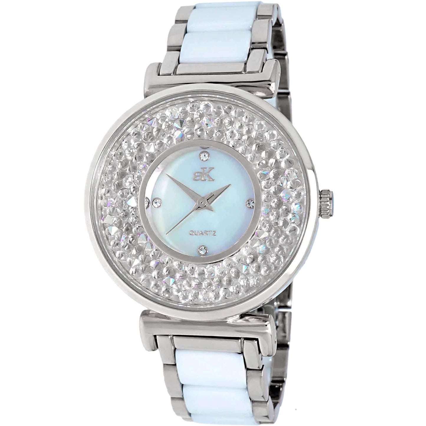 Adee Kaye Women's Pisa // AK8660 Mother of Pearl Watches - Tophatter Daily Deals