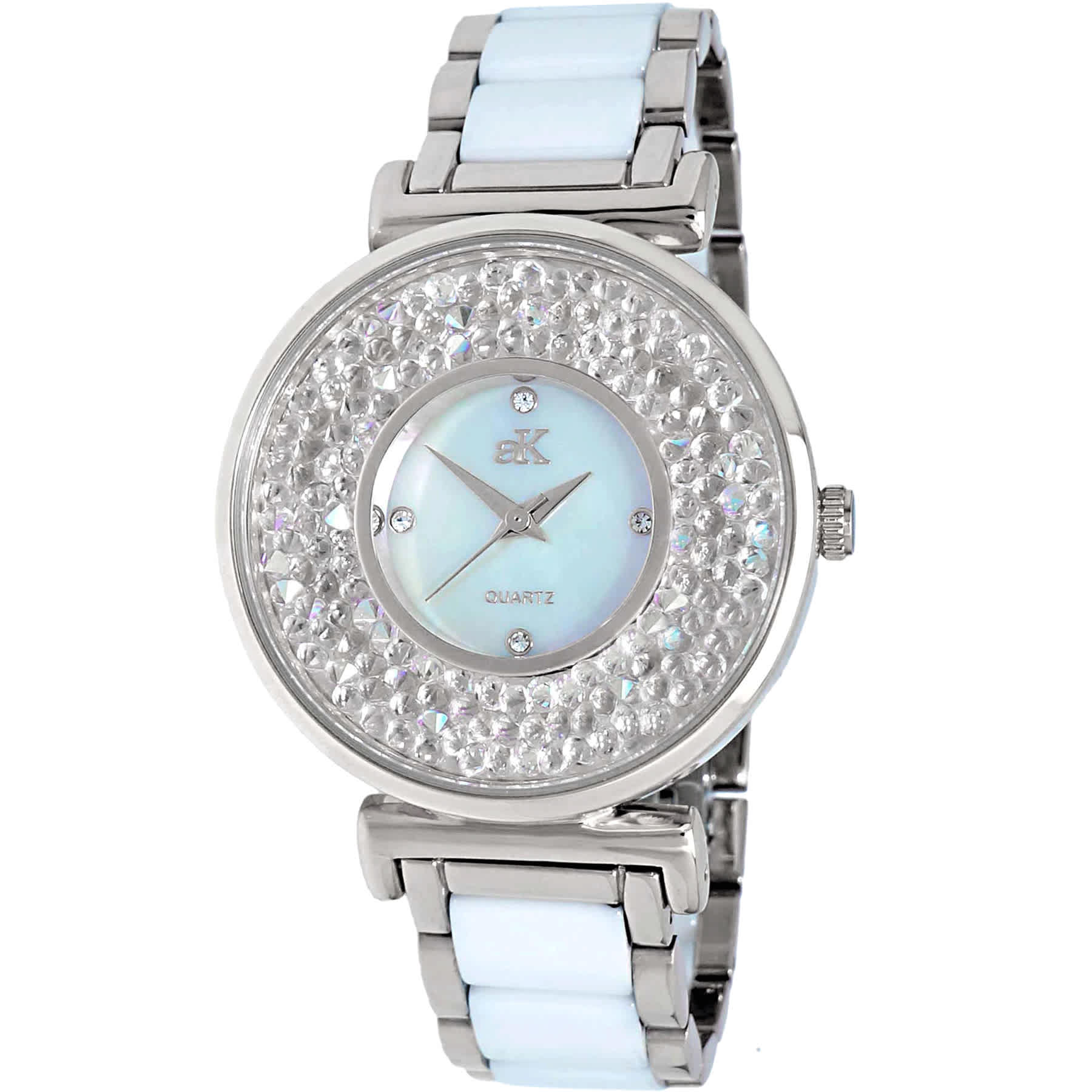 Adee Kaye Women's Pisa // AK8660 Mother of Pearl Watches - Tophatter Daily Deals