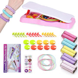 DIY Bracelet Making Kit for Kids Pink School, Office & Art Supplies - Tophatter Daily Deals