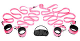 Bedroom Restraint Kit Pink for Unforgettable Intimate Play > Bondage Gear > Bed Restraints - Tophatter Daily Deals