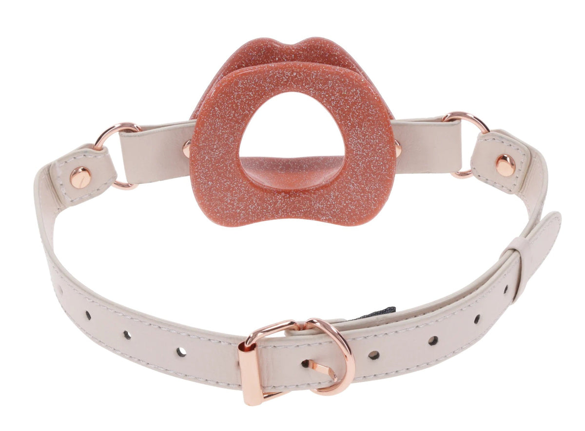 Sex and Mischief Peaches n CreaMe Silicone Lips > Bondage Gear > Gags and Bits - Tophatter Daily Deals
