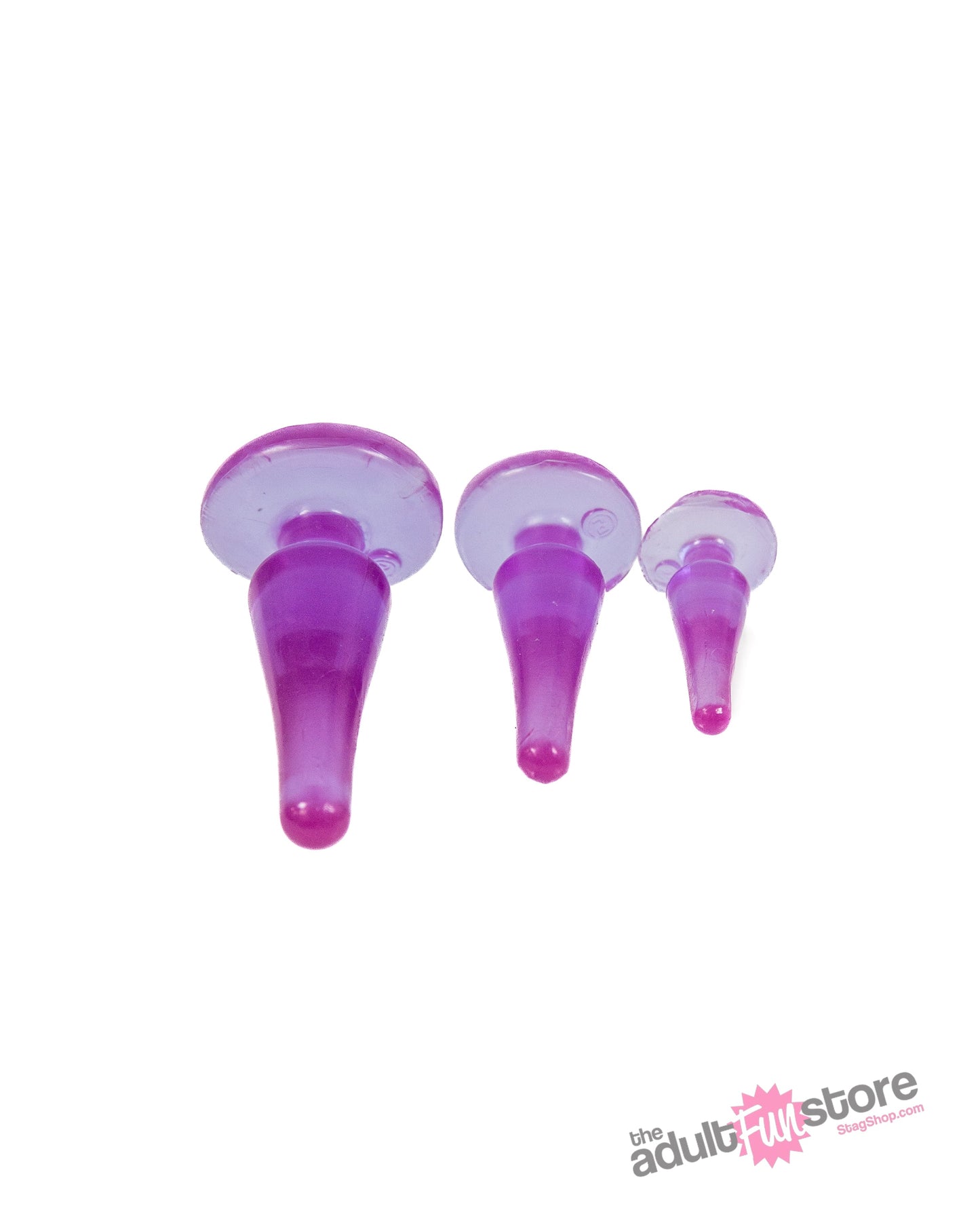 Crystal Jellies by Doc Johnson - Anal Initiation Kit - Purple Sex Toy - Tophatter Daily Deals