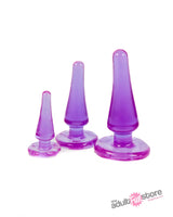 Crystal Jellies by Doc Johnson - Anal Initiation Kit - Purple Sex Toy - Tophatter Daily Deals