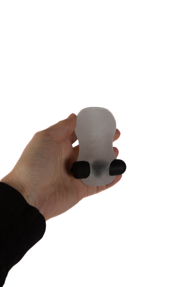 Doc Johnson - GoodHead - Vibrating Helping Head Stroker Pro - Clear Sex Toy - Tophatter Daily Deals