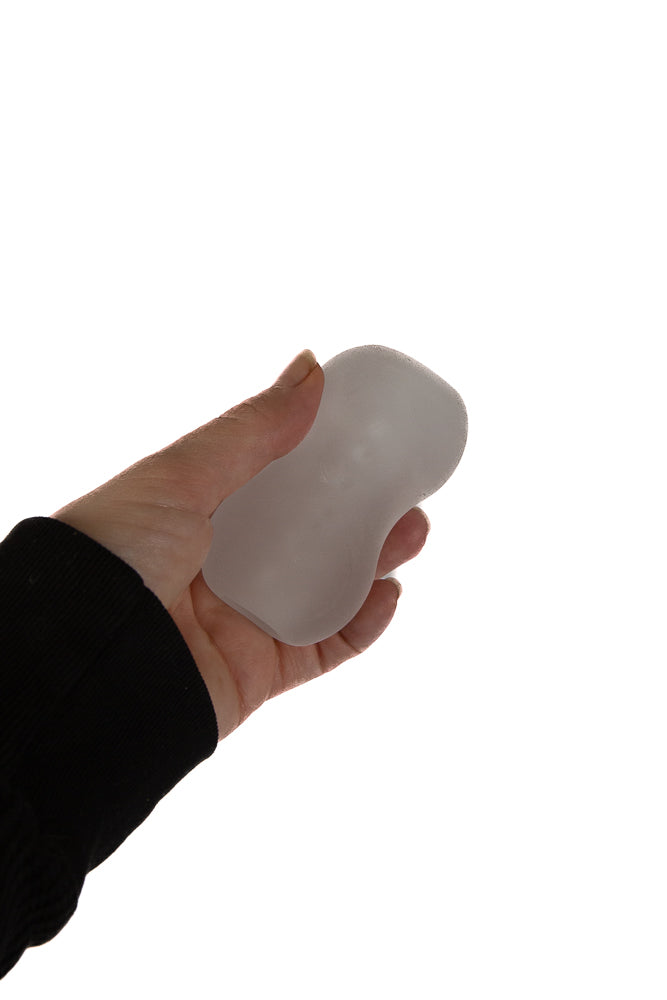Doc Johnson - GoodHead - Helping Head Stroker Pro - Clear Sex Toy - Tophatter Daily Deals