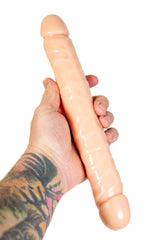 Doc Johnson - Jr. Veined Double Header 12 Inch Dildo Sex Toy - Tophatter Daily Deals