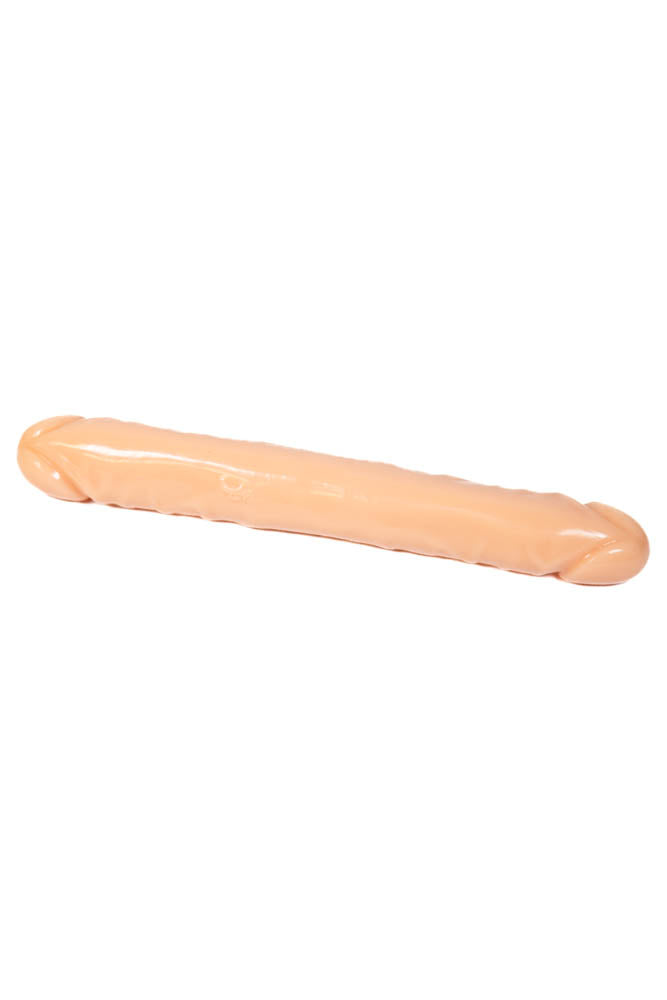Doc Johnson - Jr. Veined Double Header 12 Inch Dildo Sex Toy - Tophatter Daily Deals