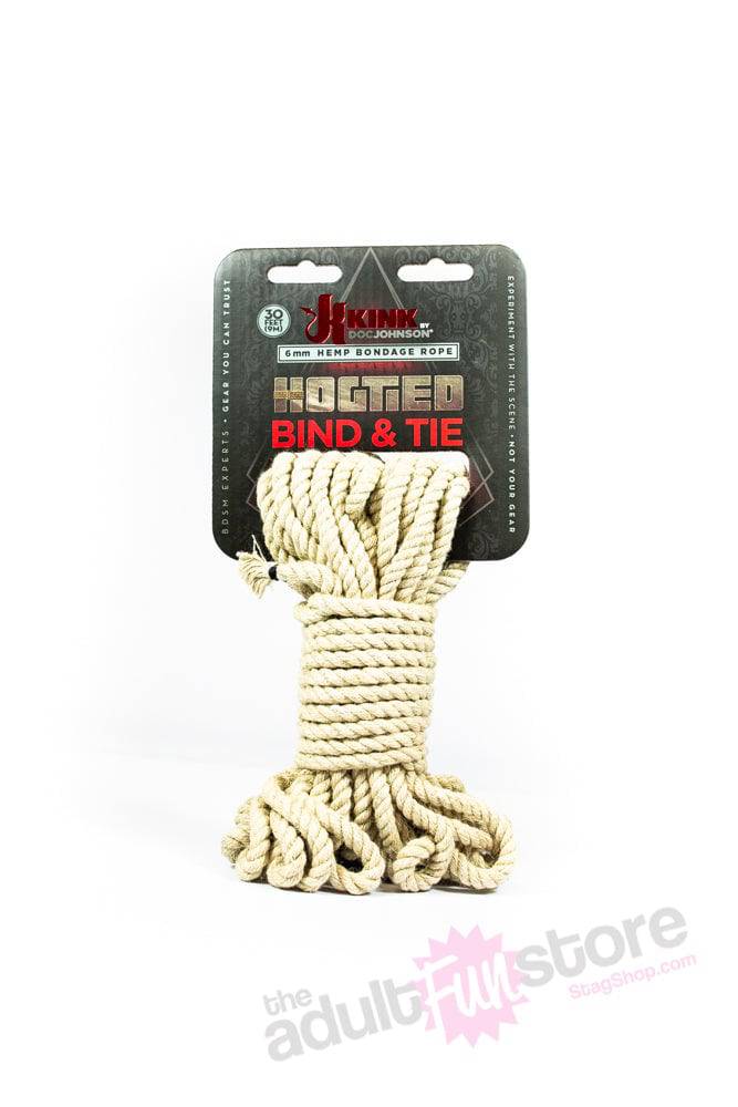 Kink By Doc Johnson - Bind & Tie - Hemp Bondage Rope - 30ft BDSM - Tophatter Daily Deals