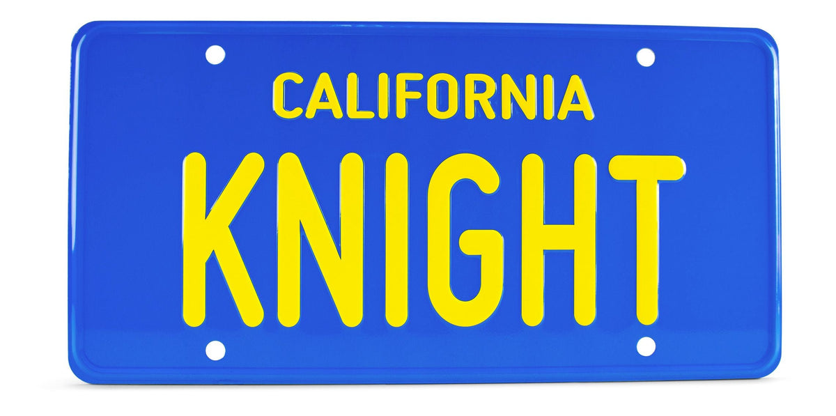 Knight Rider – Replica Licence Plate Collectible Replica - Tophatter Daily Deals