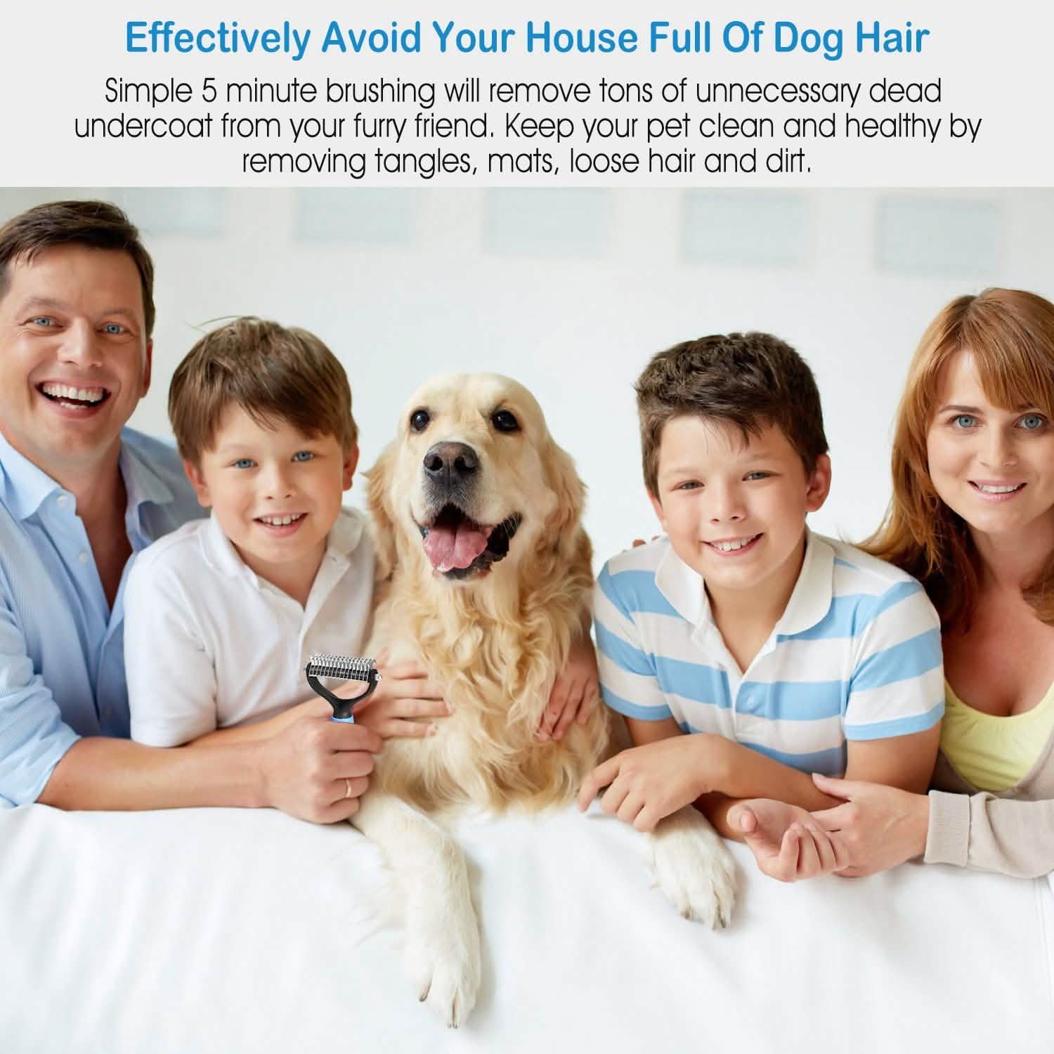 Dog and Cats 2 Sided Grooming Rakes Pet Supplies - Tophatter Daily Deals