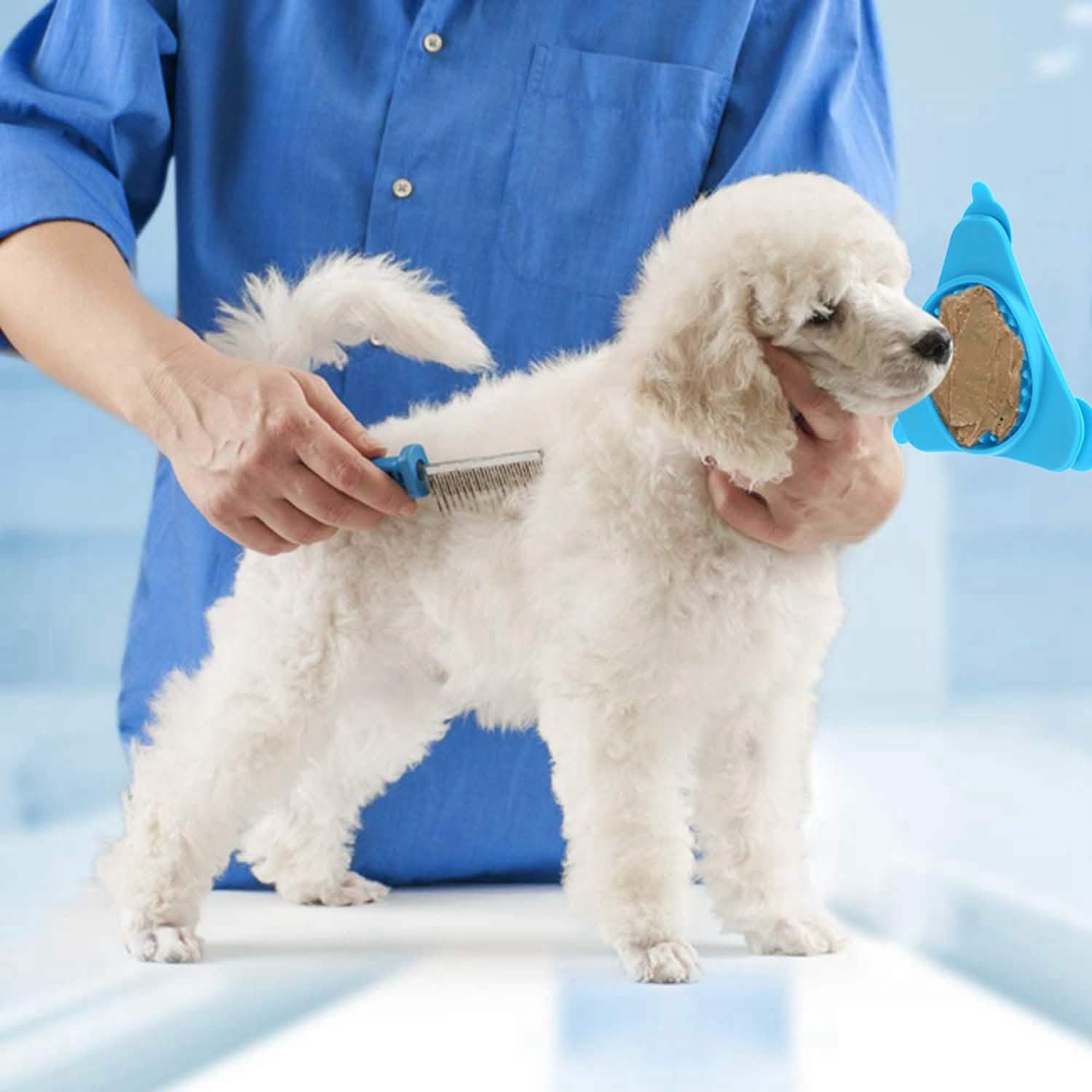 Dog Bath Lick Pad Shower Distraction Pet Supplies - Tophatter Daily Deals