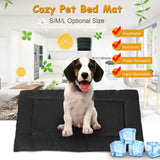 Dog Bed Mat Comfortable Fleece Reversible Pad Pet Supplies - Tophatter Daily Deals