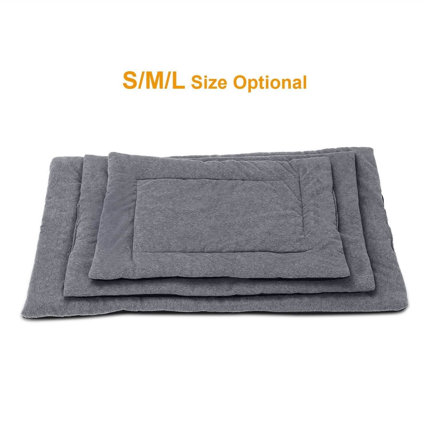 Dog Bed Mat Comfortable Fleece Reversible Pad Pet Supplies - Tophatter Daily Deals