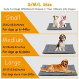 Dog Bed Mat Comfortable Fleece Reversible Pad Pet Supplies - Tophatter Daily Deals
