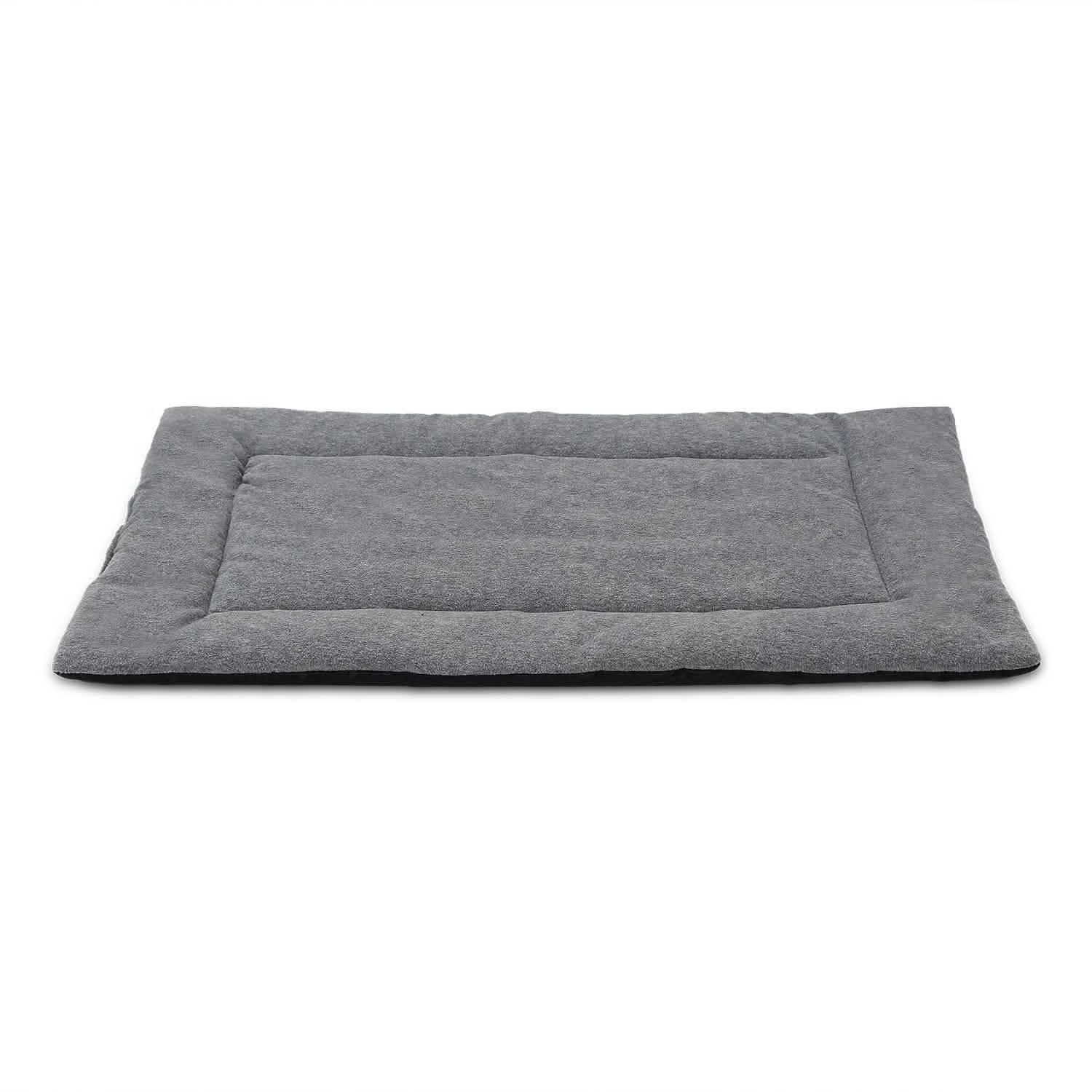 Dog Bed Mat Comfortable Fleece Reversible Pad L Pet Supplies - Tophatter Daily Deals