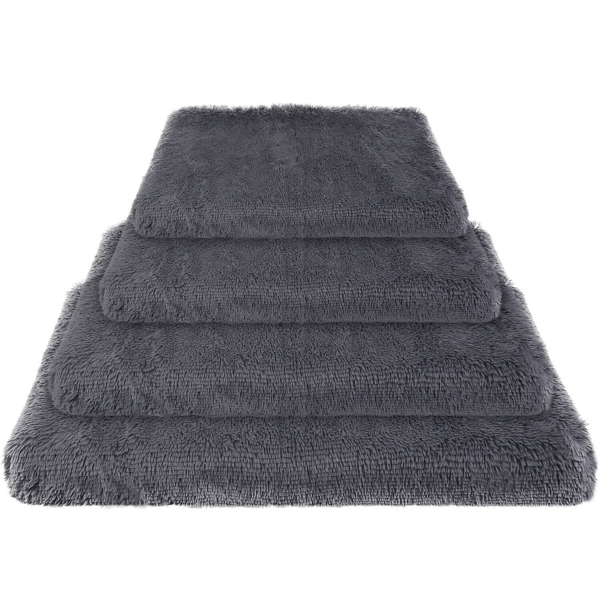 Dog Bed Soft Plush Cushion Cozy Warm Pet Crate Mat Dog Carpet Pet Supplies - Tophatter Daily Deals