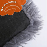 Dog Bed Soft Plush Cushion Cozy Warm Pet Crate Mat Dog Carpet Pet Supplies - Tophatter Daily Deals