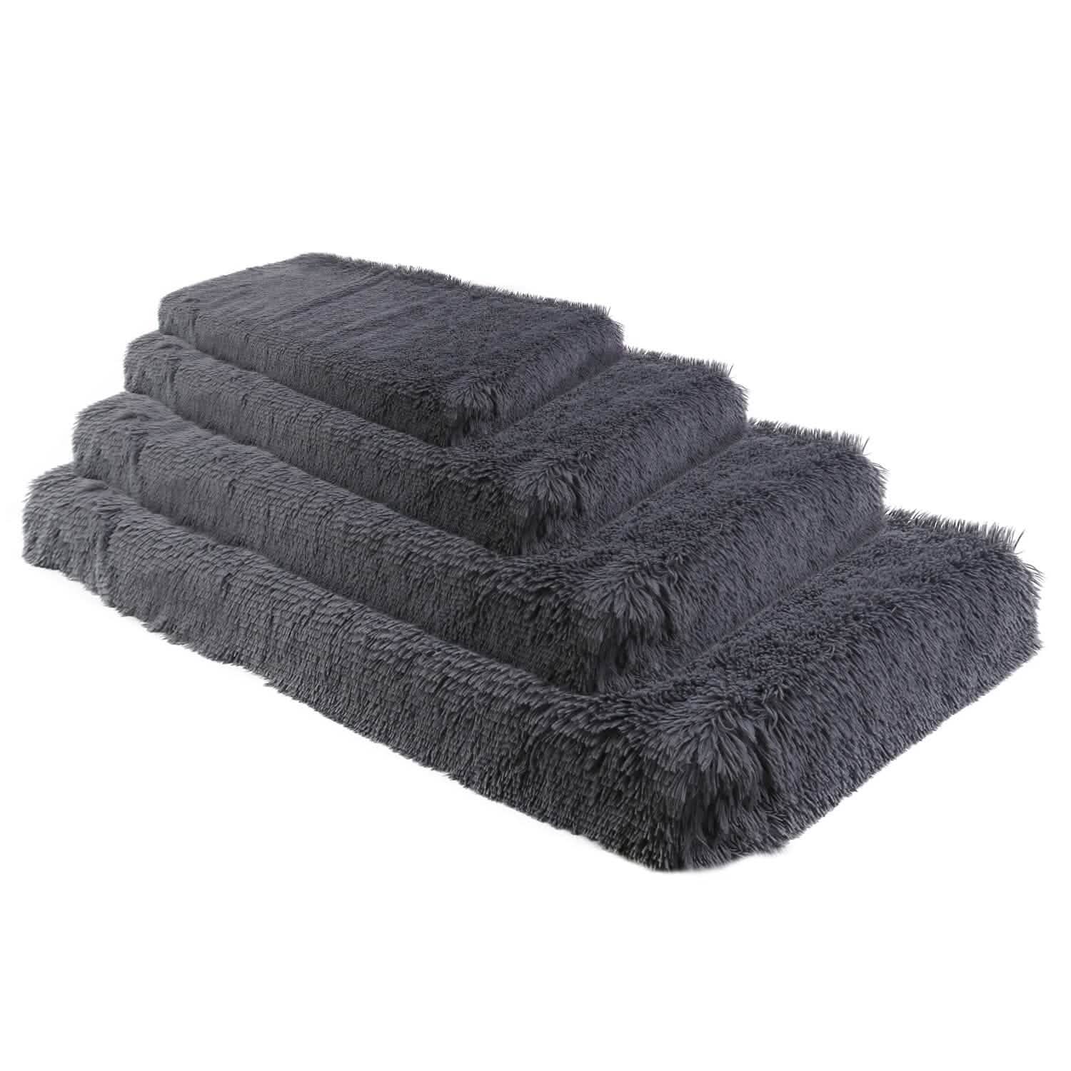 Dog Bed Soft Plush Cushion Cozy Warm Pet Crate Mat Dog Carpet Pet Supplies - Tophatter Daily Deals