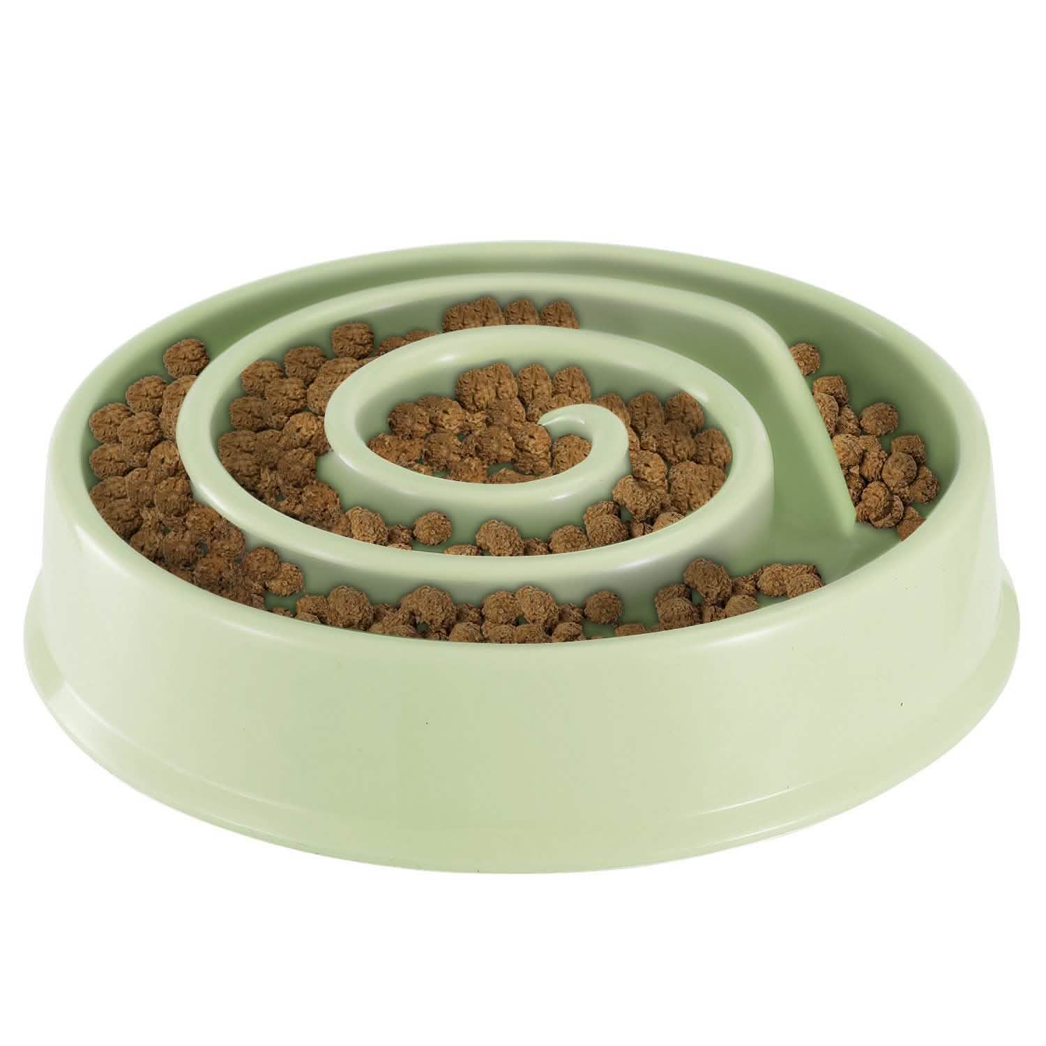 Dog Cat Slow Feeder Bowl Aqua Pet Supplies - Tophatter Daily Deals