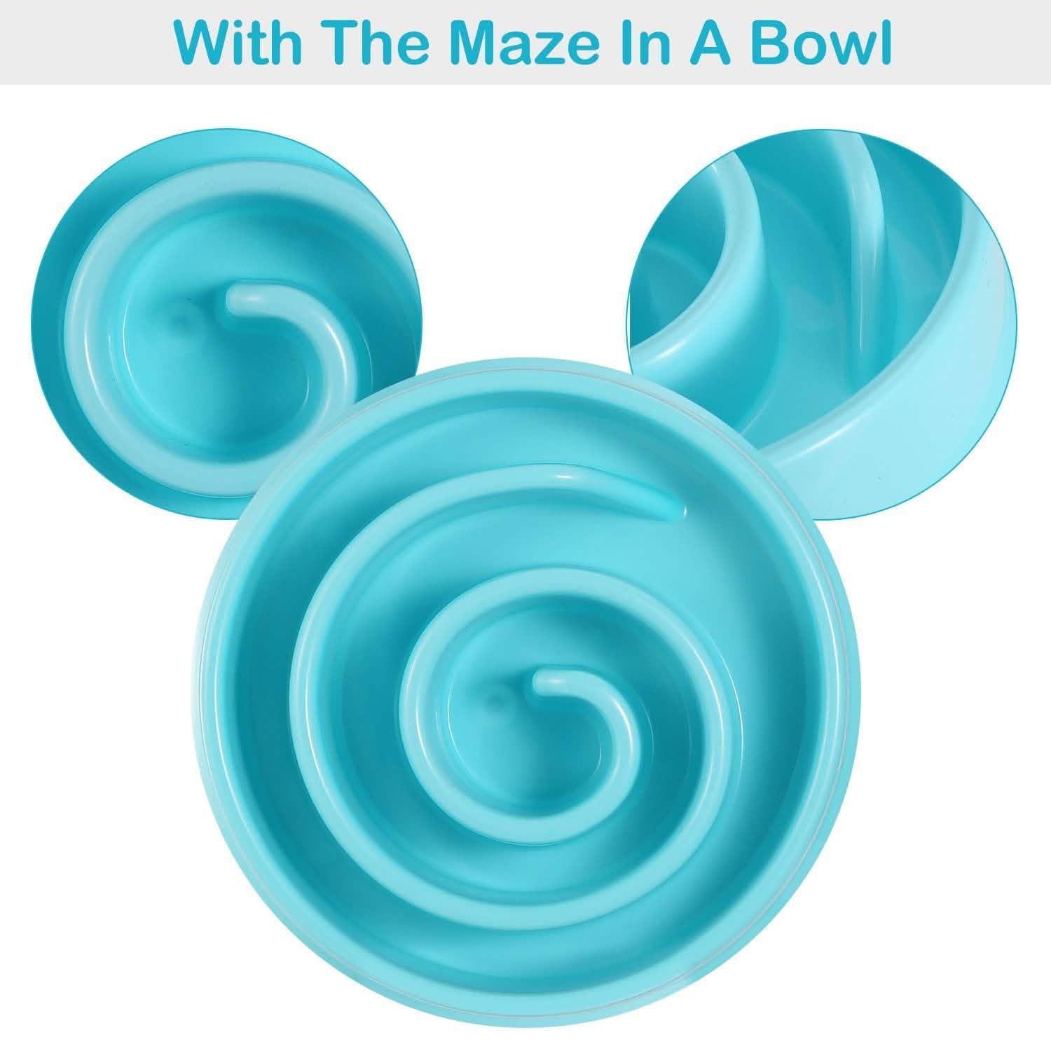 Dog Cat Slow Feeder Bowl Pet Supplies - Tophatter Daily Deals