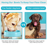 Dog Cat Slow Feeder Bowl Pet Supplies - Tophatter Daily Deals