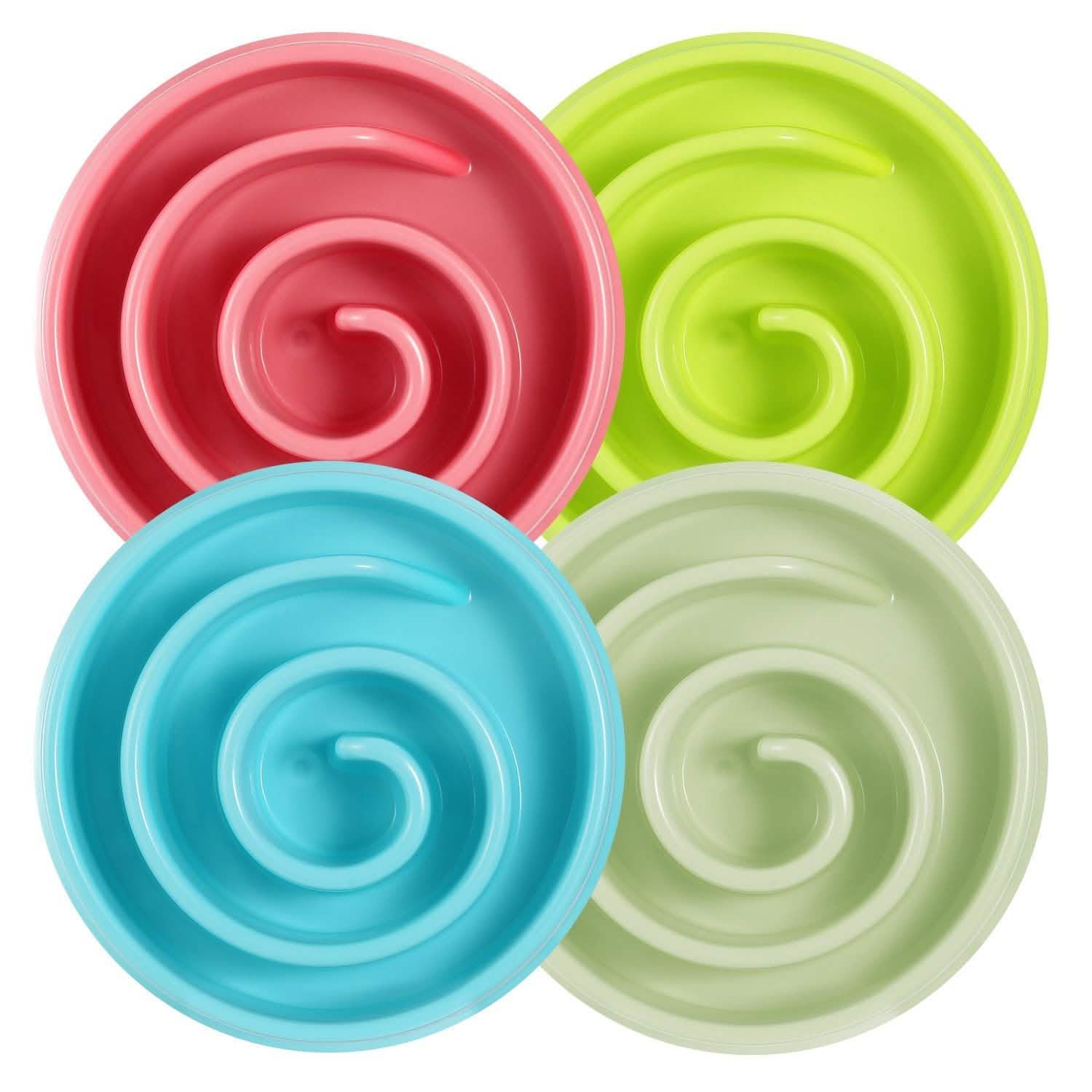 Dog Cat Slow Feeder Bowl Pet Supplies - Tophatter Daily Deals