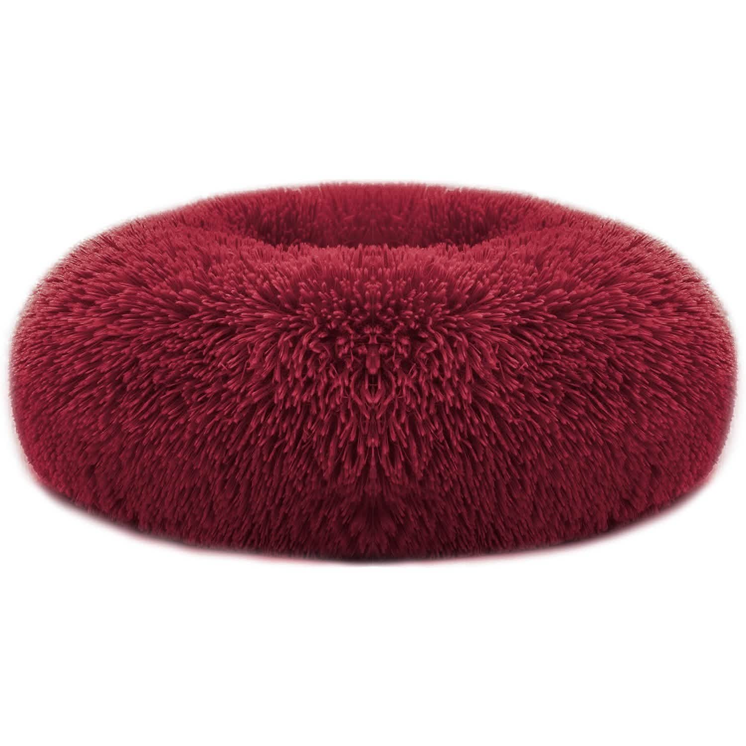 Dog Cozy Nest Sofa Bed Cushion Red Pet Supplies - Tophatter Daily Deals