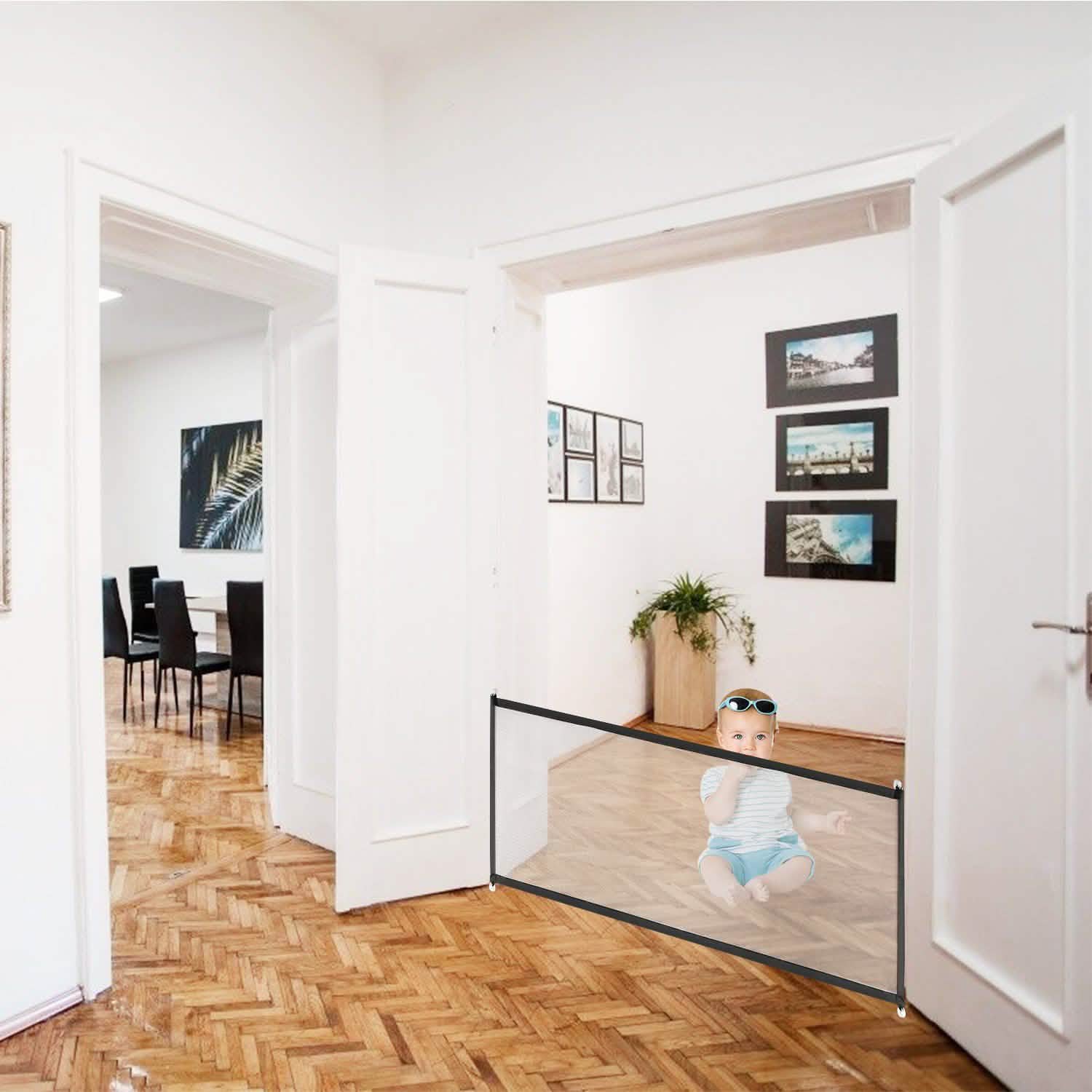 Dog Gate Pet Baby Safety Guard Pet Supplies - Tophatter Daily Deals