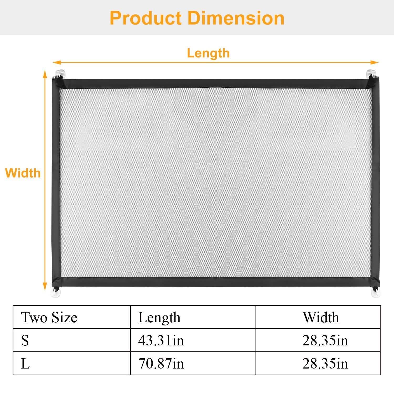 Dog Gate Pet Baby Safety Guard Pet Supplies - Tophatter Daily Deals