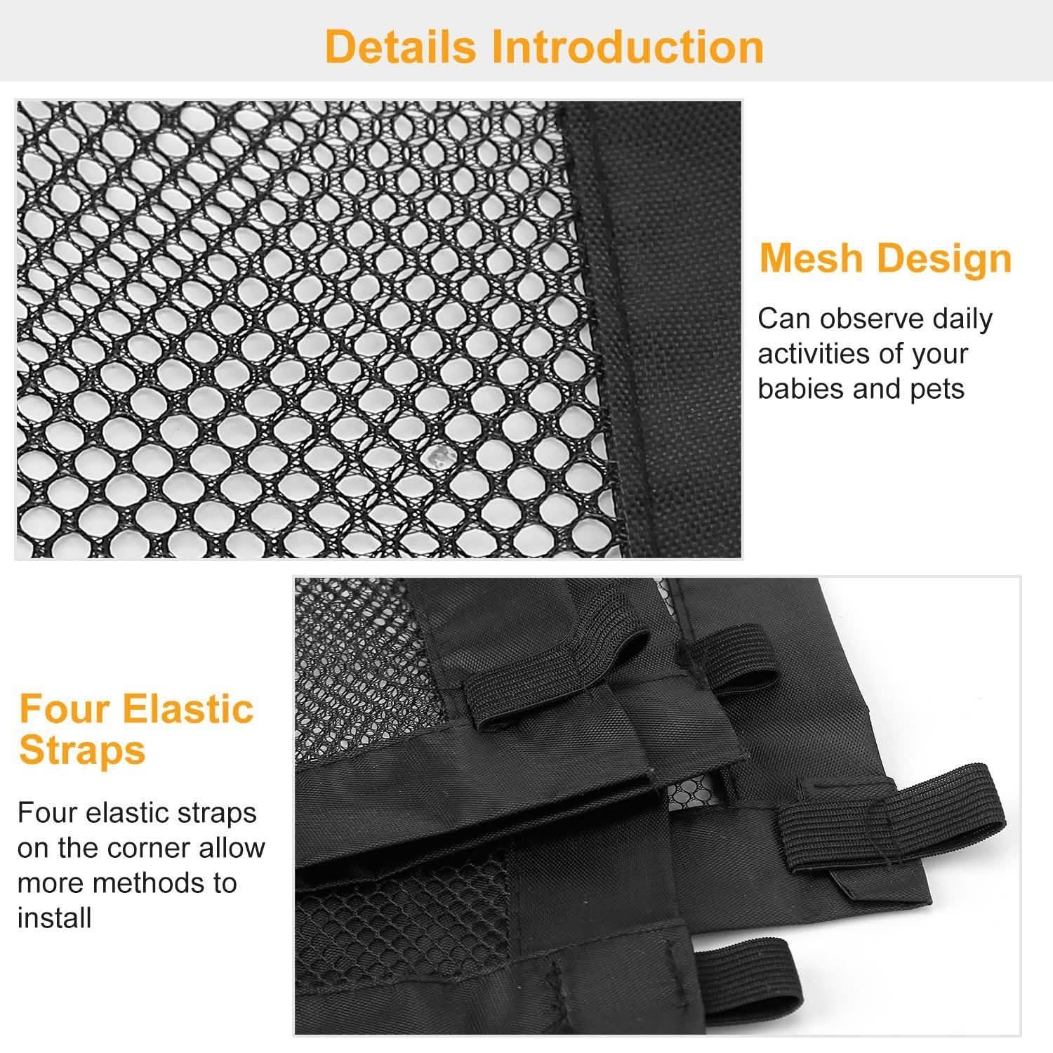 Dog Gate Pet Baby Safety Guard Pet Supplies - Tophatter Daily Deals