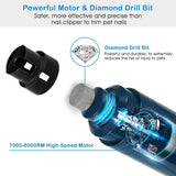 Dog Nail Grinder 2 Speeds Quiet USB Rechargeable Pet Supplies - Tophatter Daily Deals