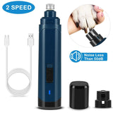 Dog Nail Grinder 2 Speeds Quiet USB Rechargeable Pet Supplies - Tophatter Daily Deals