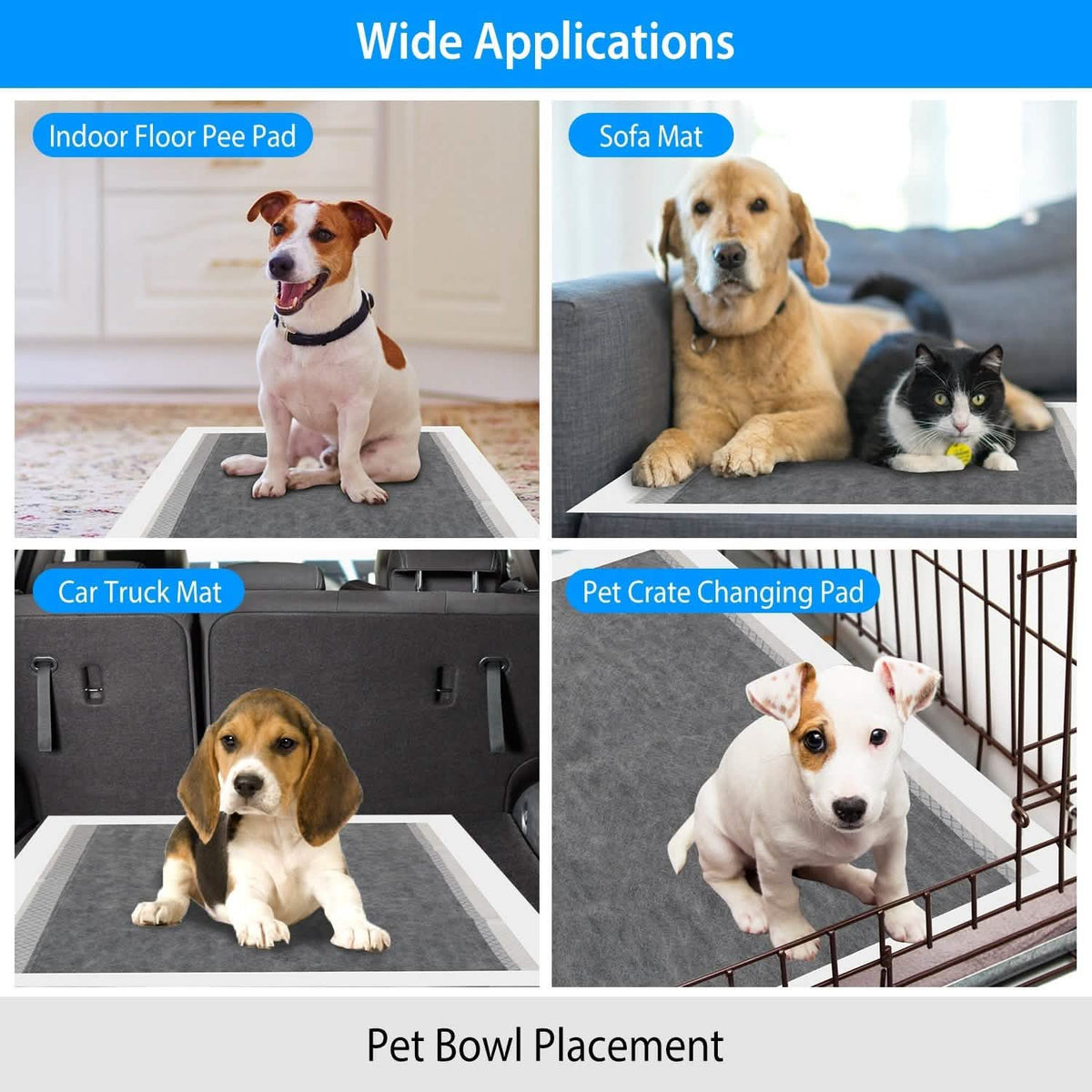 Dog Pee Training Pads Super Absorbent Pet Supplies - Tophatter Daily Deals