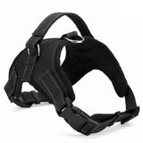 Dog Soft Adjustable Harness Black Pet Leashes & Harnesses - Tophatter Daily Deals